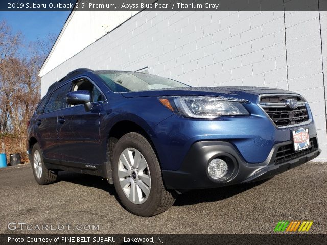2019 Subaru Outback 2.5i Premium in Abyss Blue Pearl