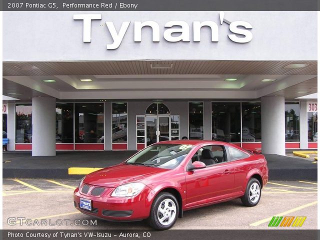 2007 Pontiac G5  in Performance Red