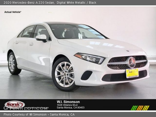 2020 Mercedes-Benz A 220 Sedan in Digital White Metallic
