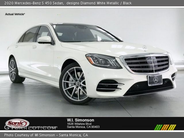 2020 Mercedes-Benz S 450 Sedan in designo Diamond White Metallic