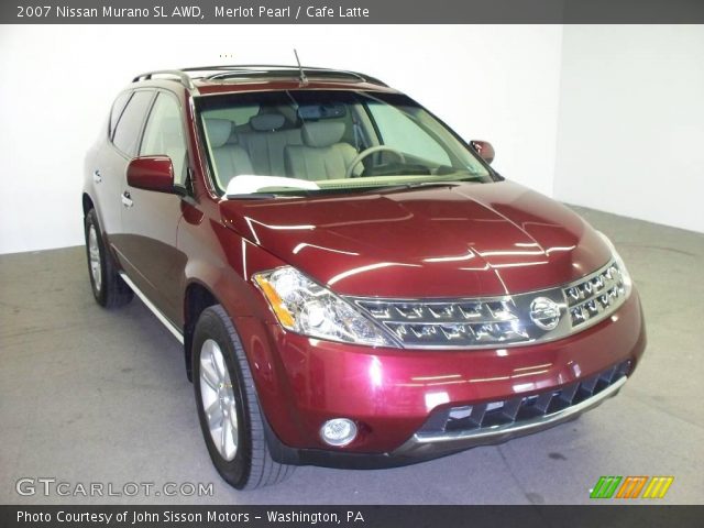 2007 Nissan Murano SL AWD in Merlot Pearl