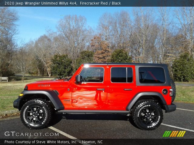 2020 Jeep Wrangler Unlimited Willys 4x4 in Firecracker Red