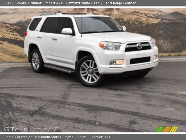 2012 Toyota 4Runner Limited 4x4 in Blizzard White Pearl