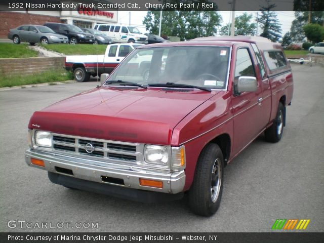 1992 Nissan Hardbody Truck Extended Cab in Cherry Red Pearl
