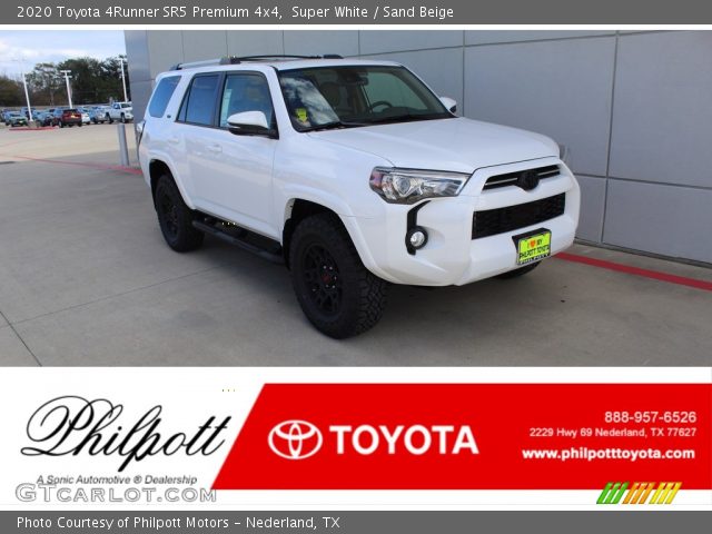 2020 Toyota 4Runner SR5 Premium 4x4 in Super White