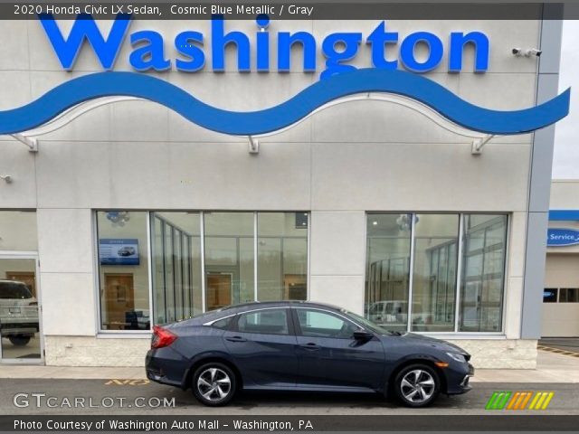 2020 Honda Civic LX Sedan in Cosmic Blue Metallic