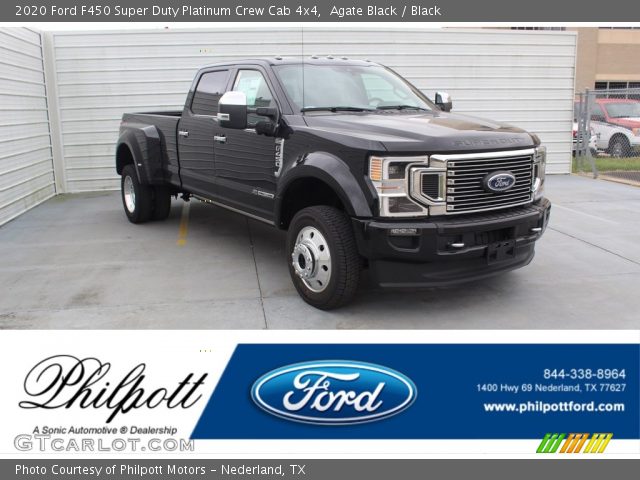 2020 Ford F450 Super Duty Platinum Crew Cab 4x4 in Agate Black