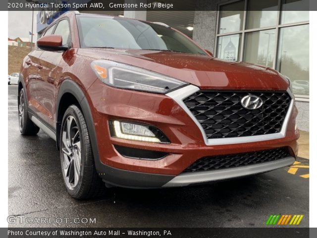 2020 Hyundai Tucson Sport AWD in Gemstone Red