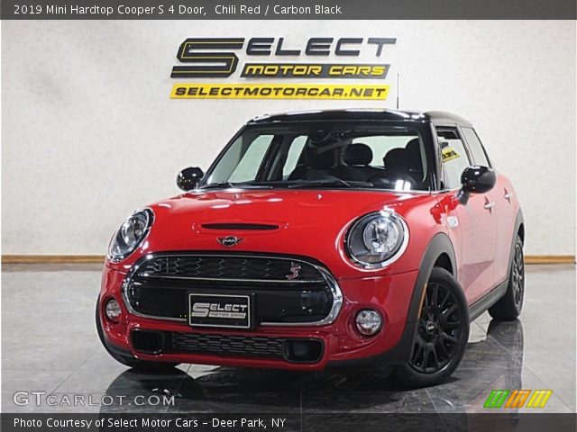 2019 Mini Hardtop Cooper S 4 Door in Chili Red