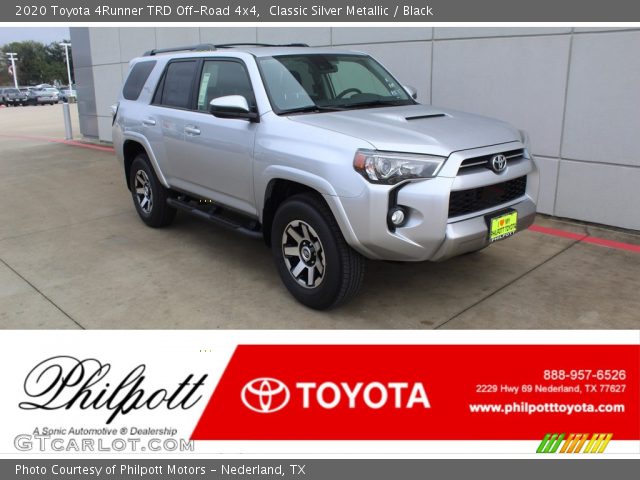 2020 Toyota 4Runner TRD Off-Road 4x4 in Classic Silver Metallic