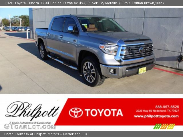 2020 Toyota Tundra 1794 Edition CrewMax 4x4 in Silver Sky Metallic