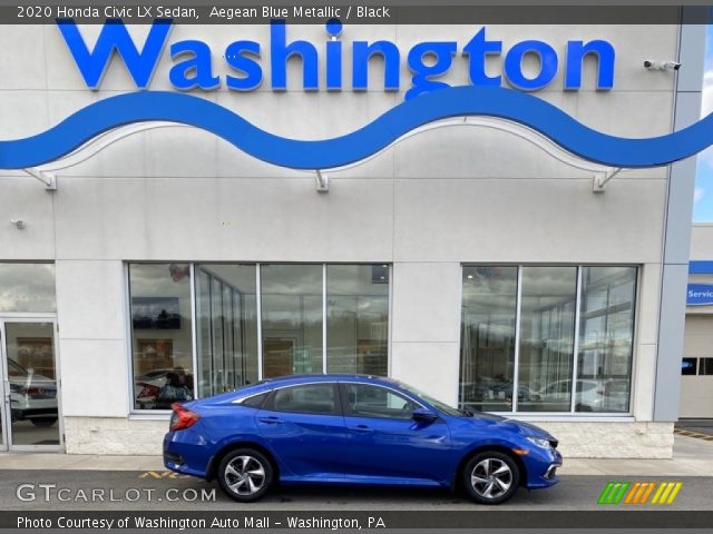 2020 Honda Civic LX Sedan in Aegean Blue Metallic