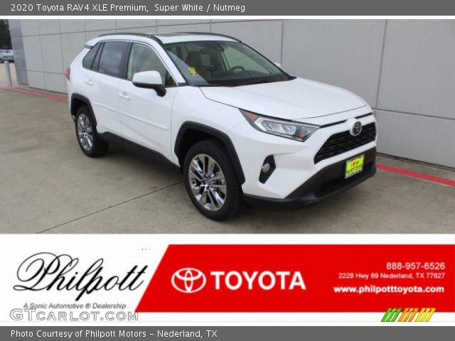 2020 Toyota RAV4 XLE Premium in Super White