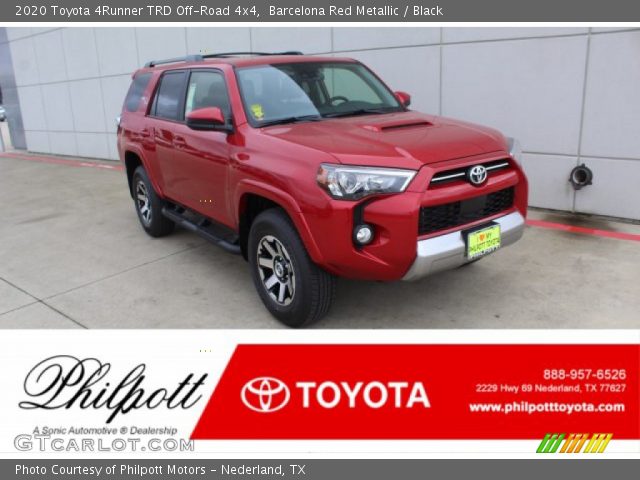 2020 Toyota 4Runner TRD Off-Road 4x4 in Barcelona Red Metallic