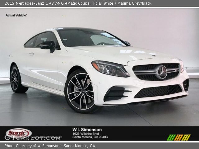 2019 Mercedes-Benz C 43 AMG 4Matic Coupe in Polar White