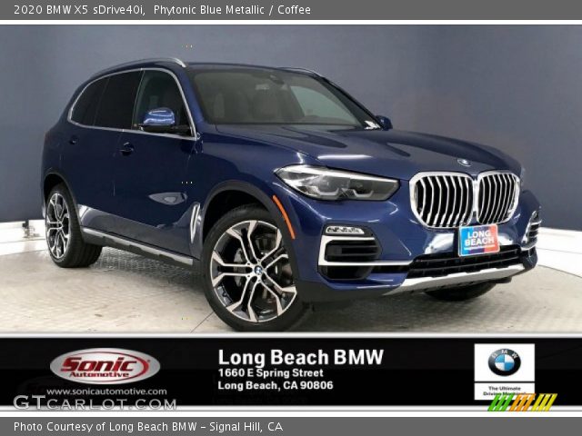 2020 BMW X5 sDrive40i in Phytonic Blue Metallic