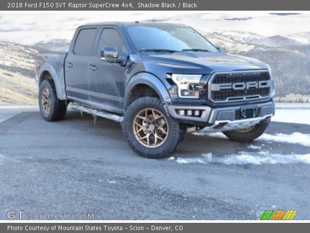 2018 Ford F150 SVT Raptor SuperCrew 4x4 in Shadow Black