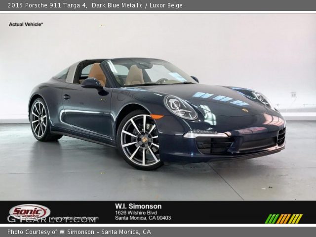 2015 Porsche 911 Targa 4 in Dark Blue Metallic