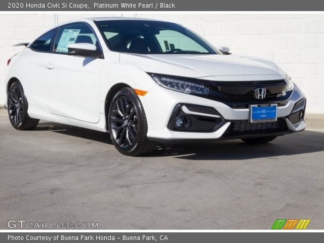 2020 Honda Civic Si Coupe in Platinum White Pearl