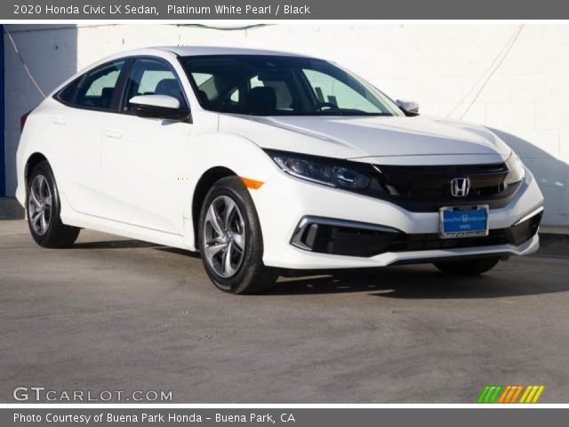 2020 Honda Civic LX Sedan in Platinum White Pearl