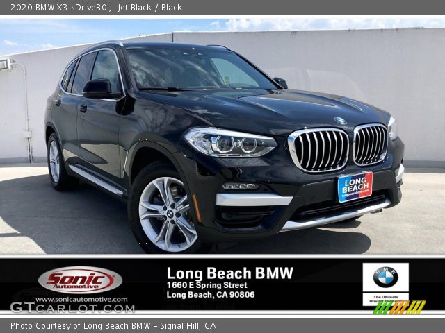 2020 BMW X3 sDrive30i in Jet Black