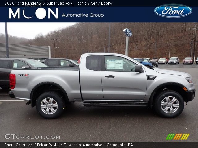 2020 Ford Ranger STX SuperCab 4x4 in Iconic Silver