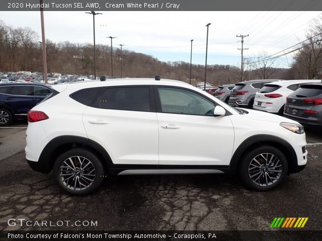 2020 Hyundai Tucson SEL AWD in Cream White Pearl