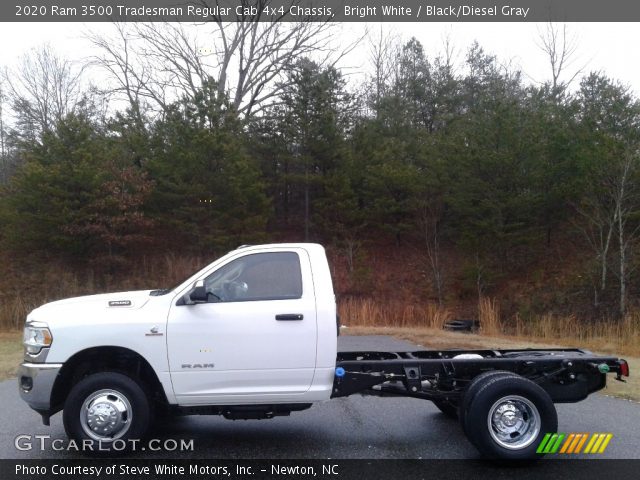 2020 Ram 3500 Tradesman Regular Cab 4x4 Chassis in Bright White