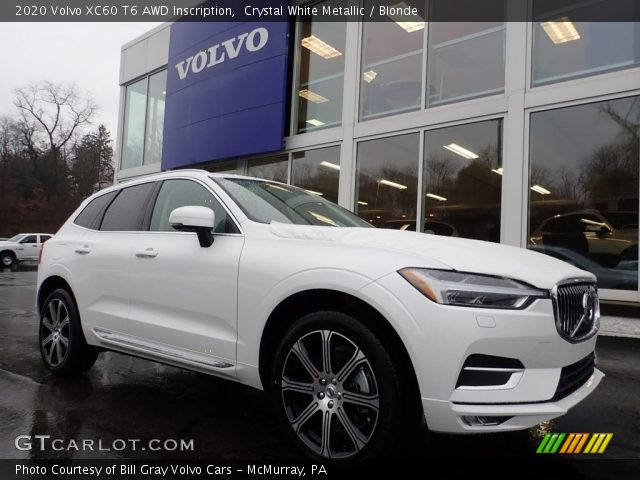 2020 Volvo XC60 T6 AWD Inscription in Crystal White Metallic