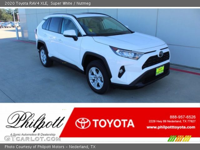 2020 Toyota RAV4 XLE in Super White