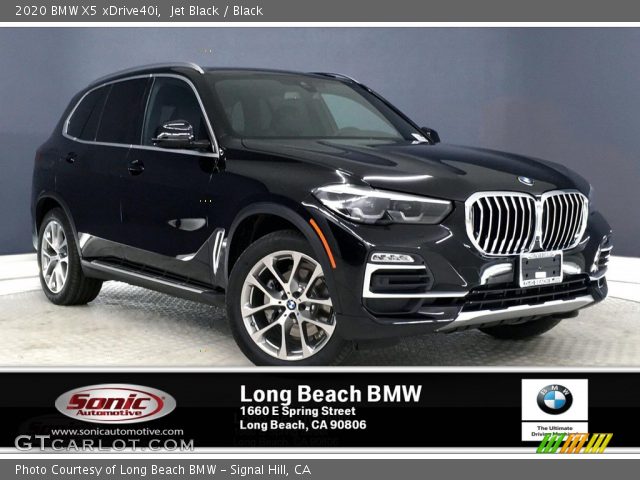 2020 BMW X5 xDrive40i in Jet Black