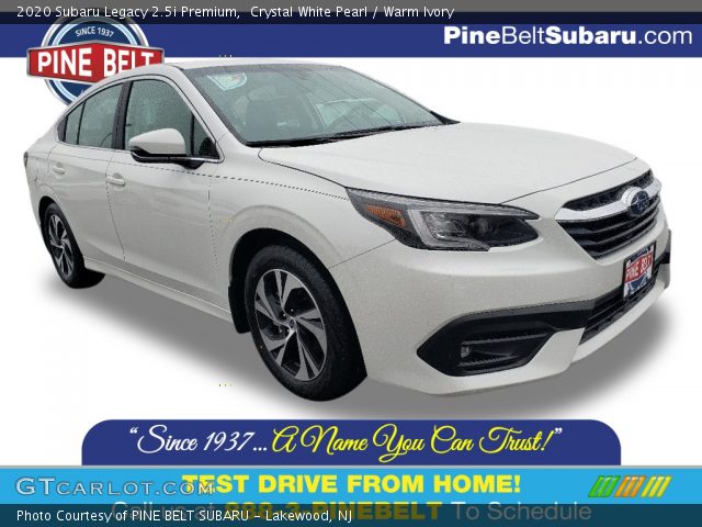 2020 Subaru Legacy 2.5i Premium in Crystal White Pearl