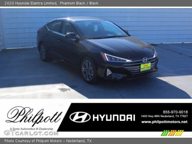 2020 Hyundai Elantra Limited in Phantom Black