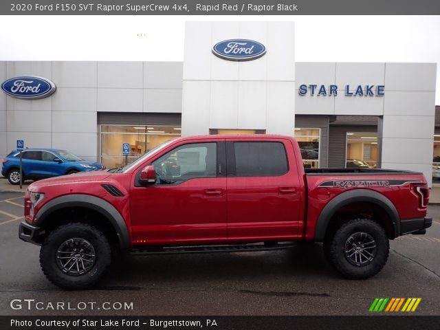 2020 Ford F150 SVT Raptor SuperCrew 4x4 in Rapid Red