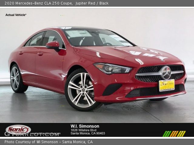 2020 Mercedes-Benz CLA 250 Coupe in Jupiter Red