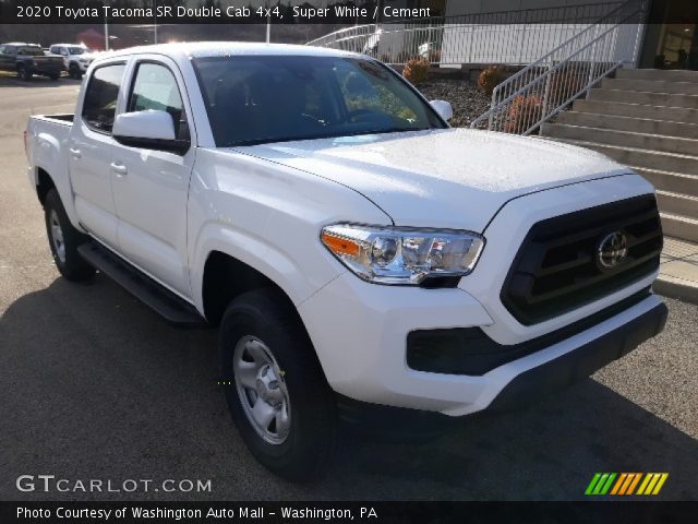 2020 Toyota Tacoma SR Double Cab 4x4 in Super White