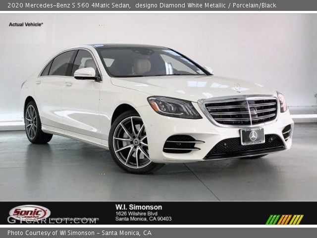 2020 Mercedes-Benz S 560 4Matic Sedan in designo Diamond White Metallic