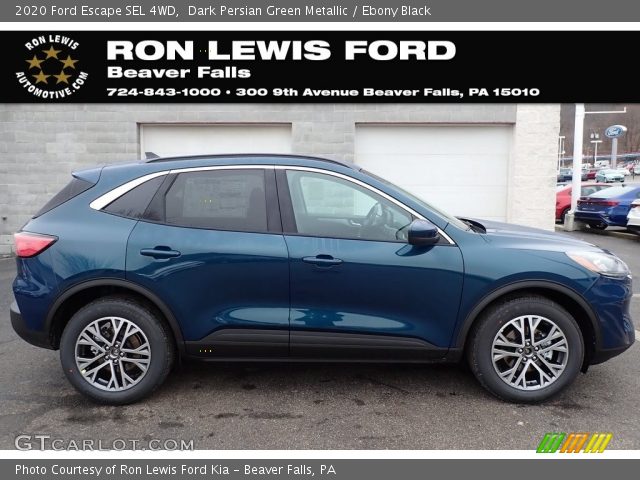 2020 Ford Escape SEL 4WD in Dark Persian Green Metallic