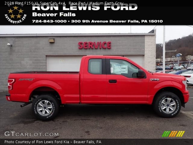 2020 Ford F150 XL SuperCab 4x4 in Race Red