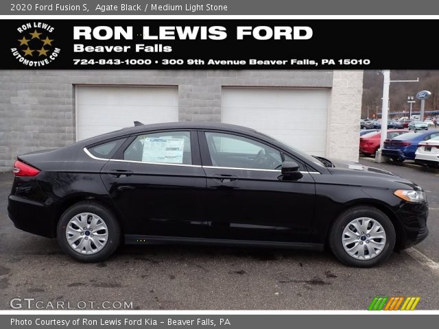 2020 Ford Fusion S in Agate Black