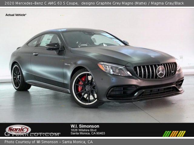 2020 Mercedes-Benz C AMG 63 S Coupe in designo Graphite Grey Magno (Matte)