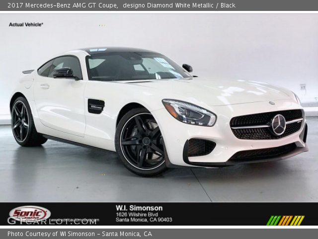 2017 Mercedes-Benz AMG GT Coupe in designo Diamond White Metallic