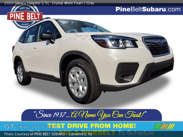 2020 Subaru Forester 2.5i in Crystal White Pearl