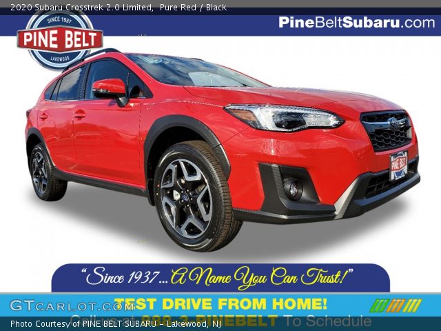 2020 Subaru Crosstrek 2.0 Limited in Pure Red