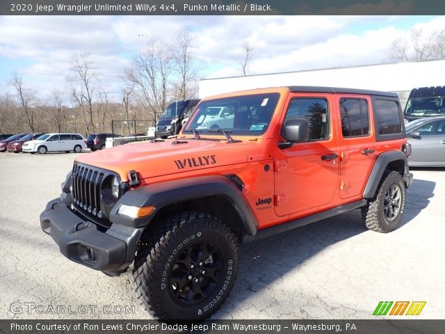 2020 Jeep Wrangler Unlimited Willys 4x4 in Punkn Metallic