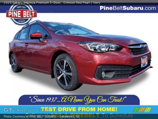 2020 Subaru Impreza Premium 5-Door in Crimson Red Pearl