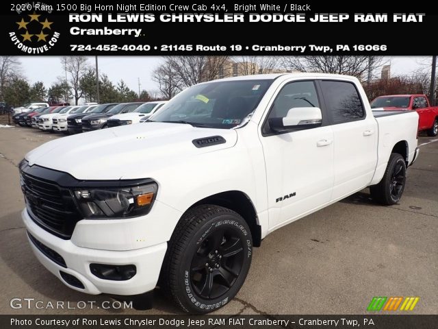 2020 Ram 1500 Big Horn Night Edition Crew Cab 4x4 in Bright White