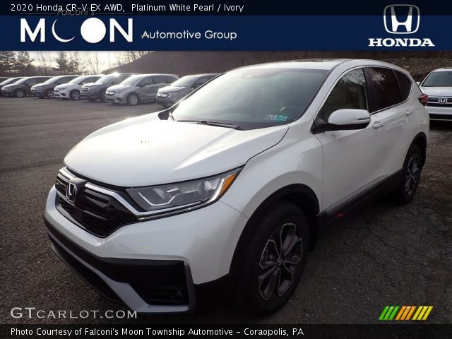 2020 Honda CR-V EX AWD in Platinum White Pearl
