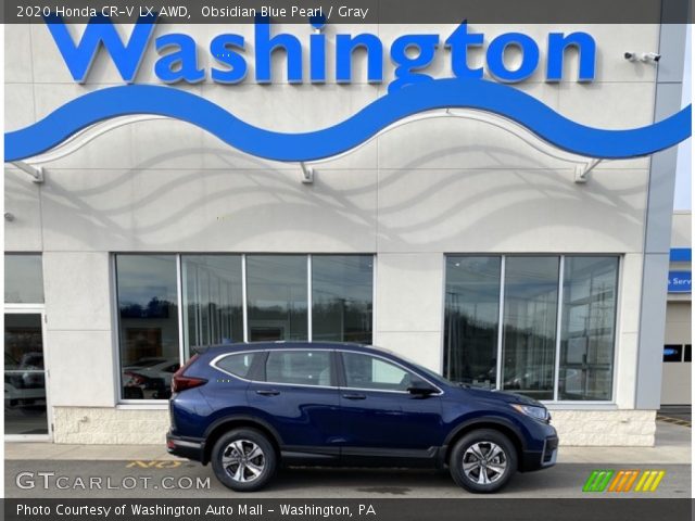 2020 Honda CR-V LX AWD in Obsidian Blue Pearl