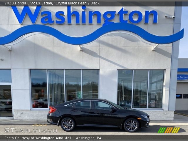 2020 Honda Civic EX Sedan in Crystal Black Pearl